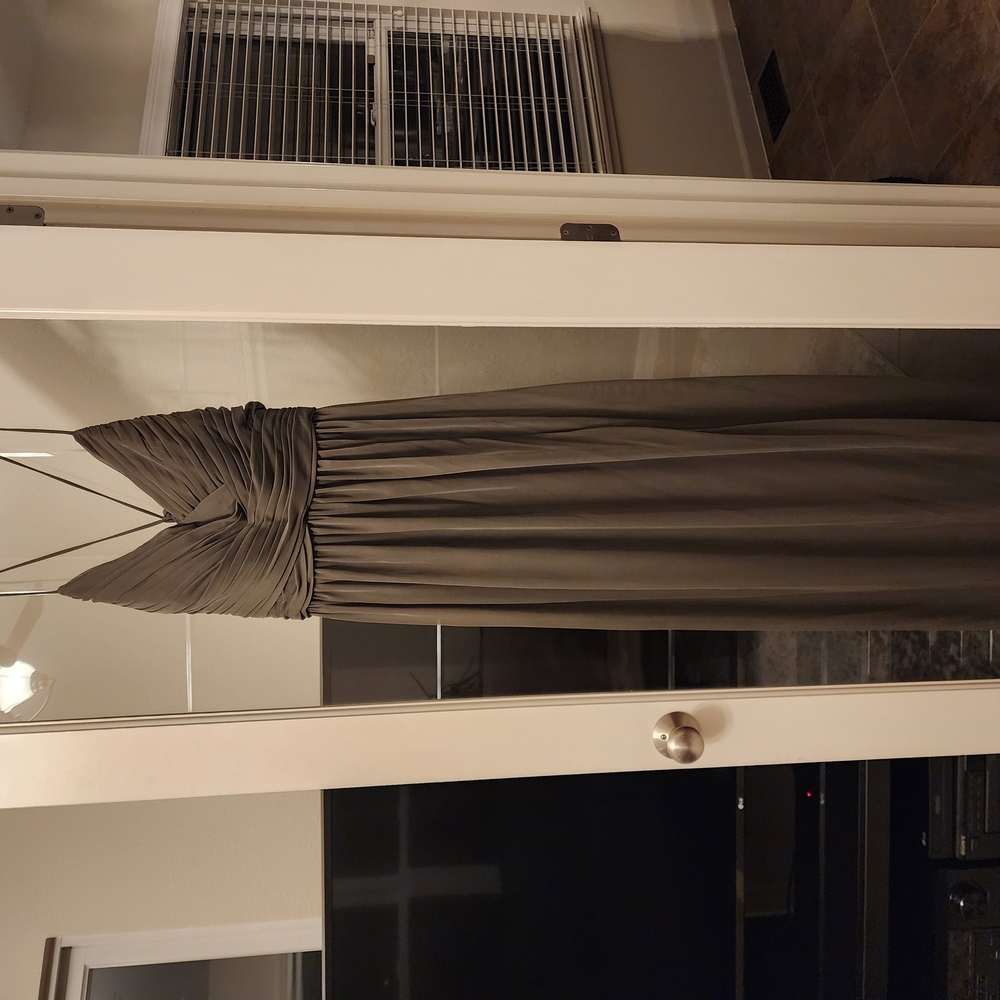 Elegant Olive Green Dress